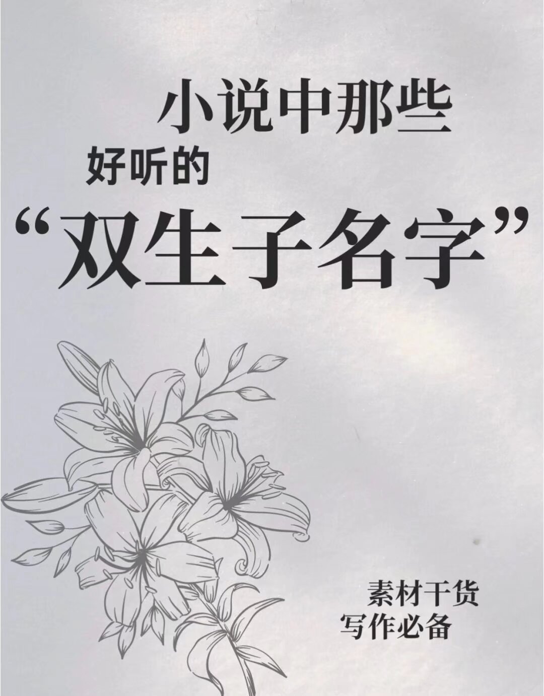 双生兄弟cp小说