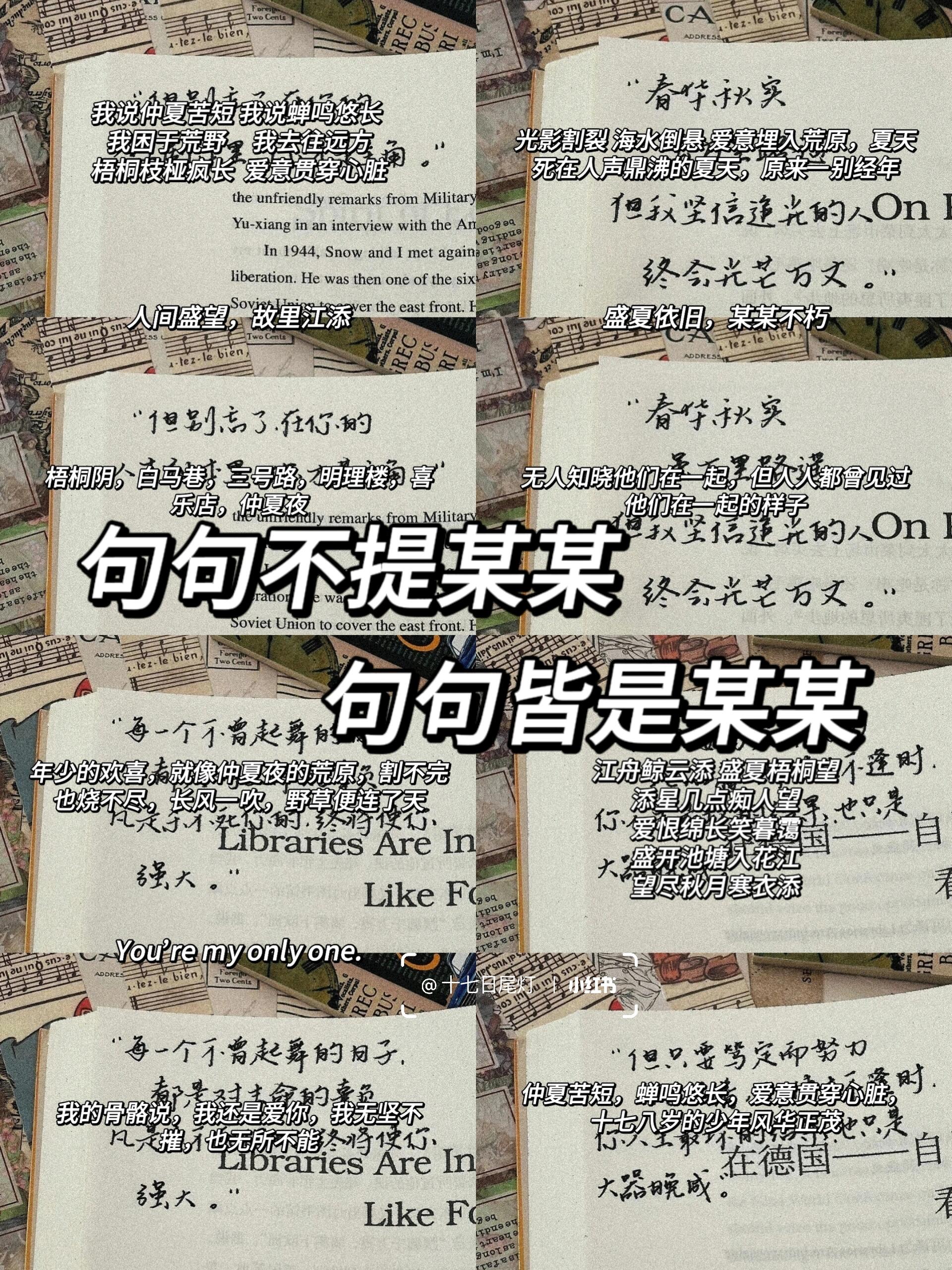 仲夏苦短,蝉鸣悠长,爱意贯穿 某某金句摘抄某某经典语录某某语录某某