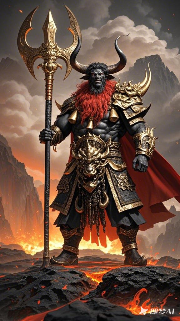 这簇永不熄灭的三昧真火,在牛魔王眉心烙下妖界至尊的印记,也点燃了他