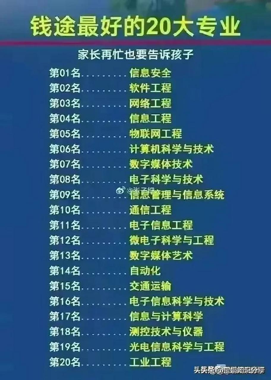 最有前途的专业,电子,计算机年薪30万比例最高
