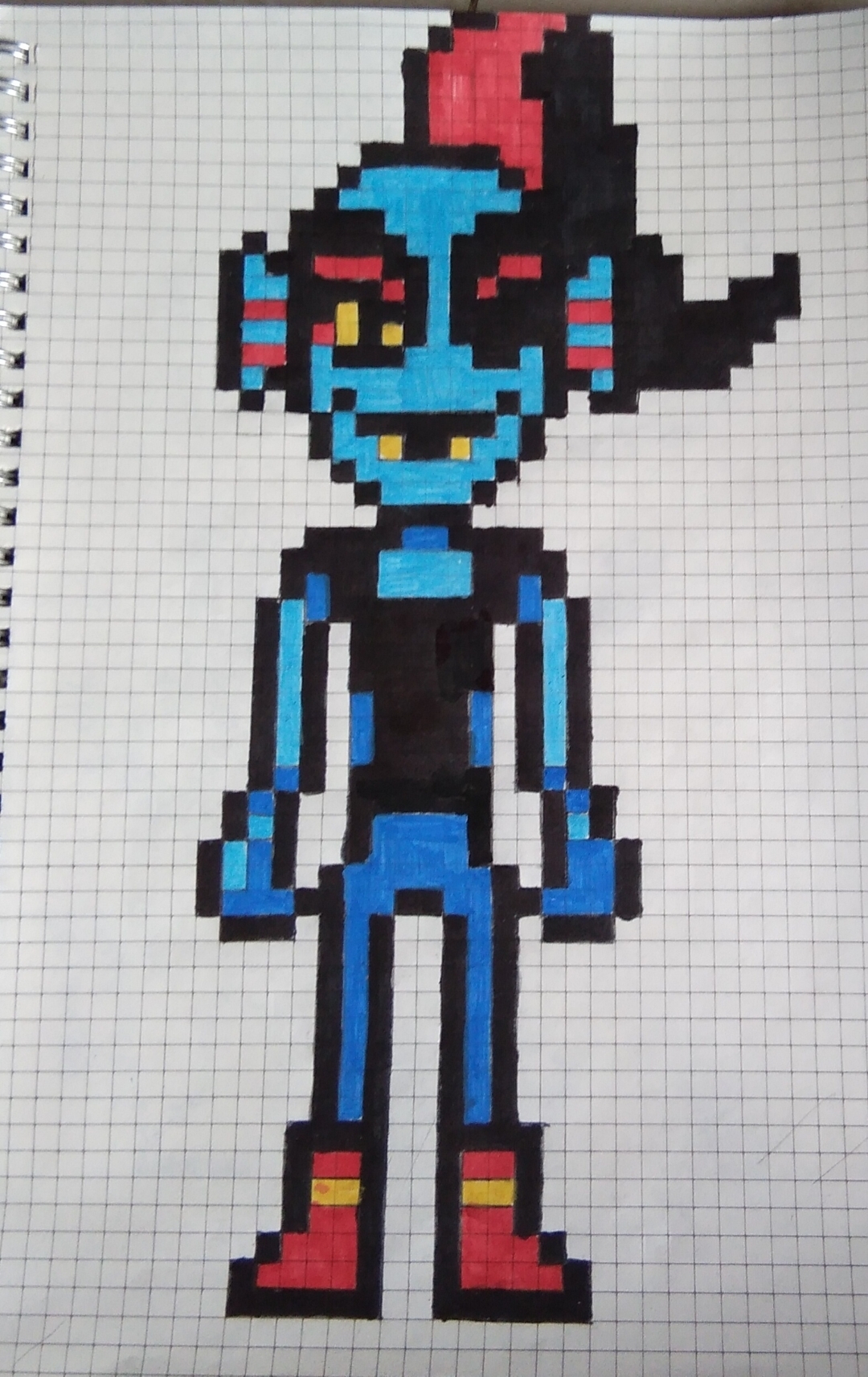 传说之下系列3:两种着装的鱼姐安黛因