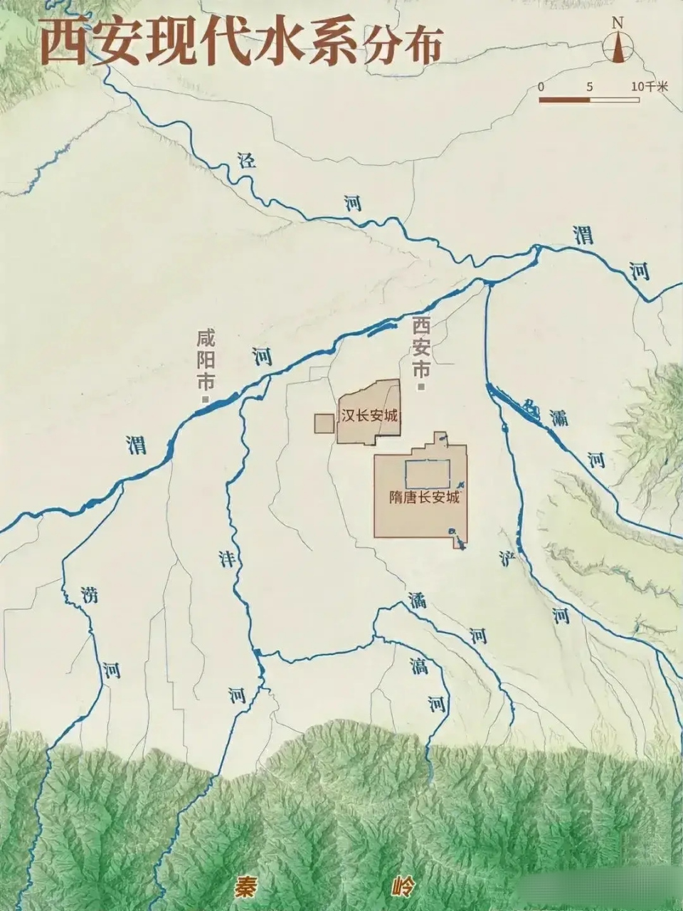 秦中自古帝王都.八水绕长安.