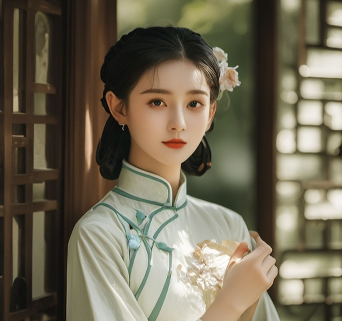 民国风服装散发着女子身上最气质的韵味.