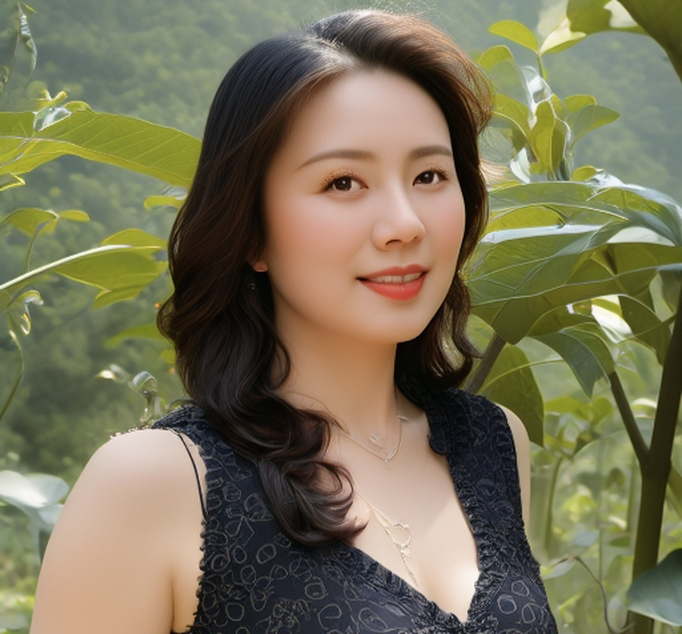 30岁的风韵姐姐美艳动人,回眸一笑百媚生,成熟女人的气质感真的有姿色