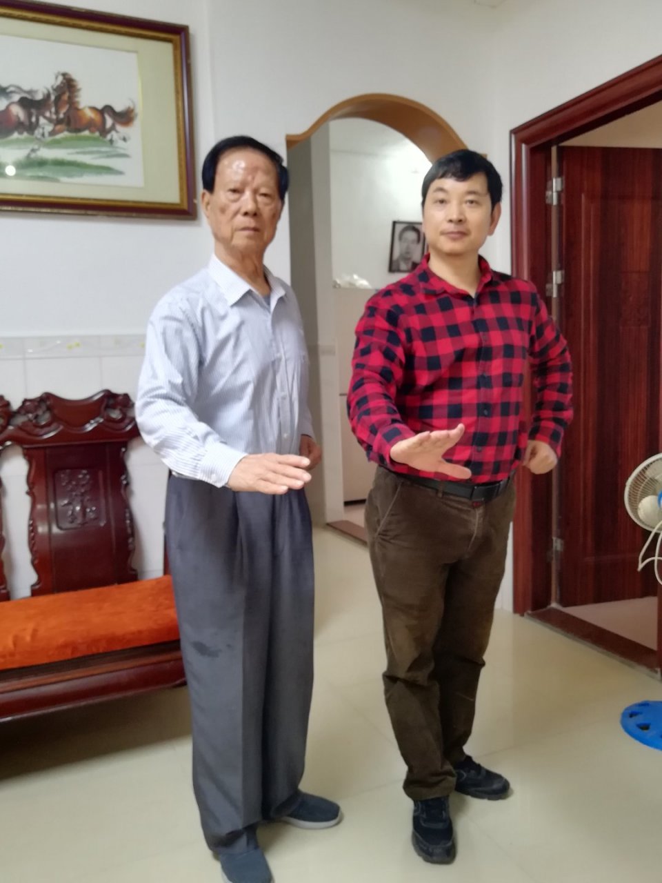 陈锦通潮剧人物画《许仙》,描绘潮剧名小生肖岳潮!