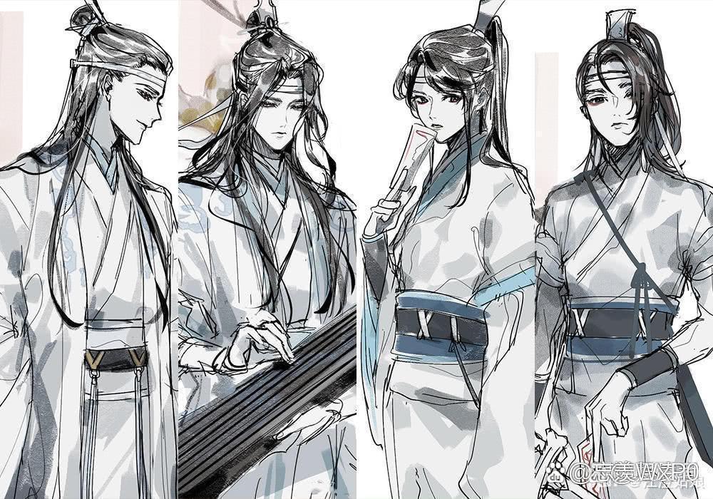 魔道祖师# 姑苏蓝氏,世家楷模,公子如玉,雅正端方