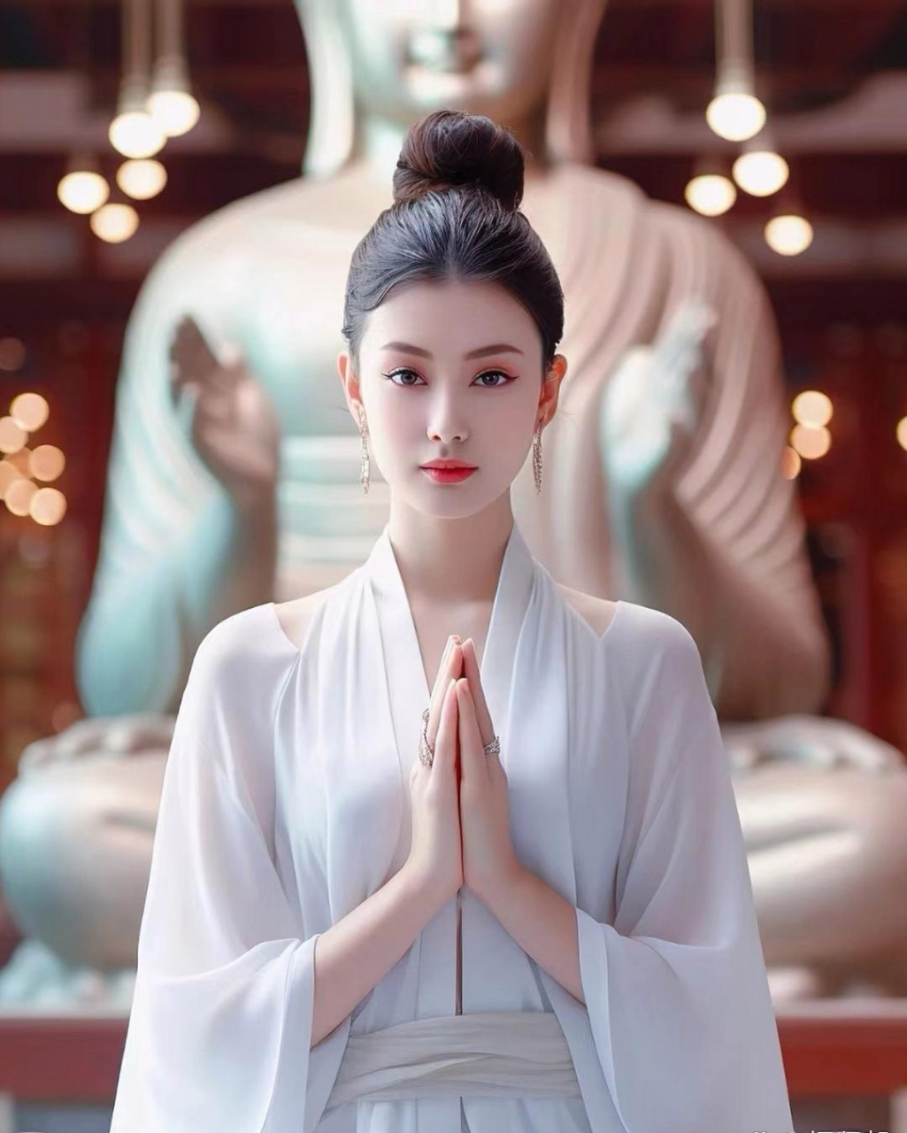 《问佛》仓央嘉措  我问佛:为何不给所有女子羞花闭月容颜?