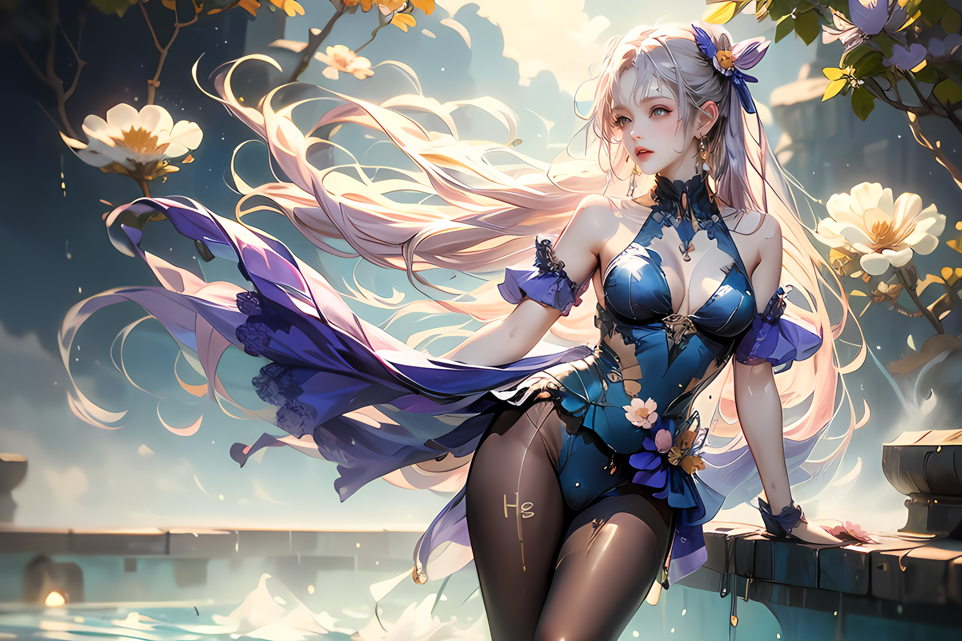 原神# #ai美女图片# #ai绘画美女写真