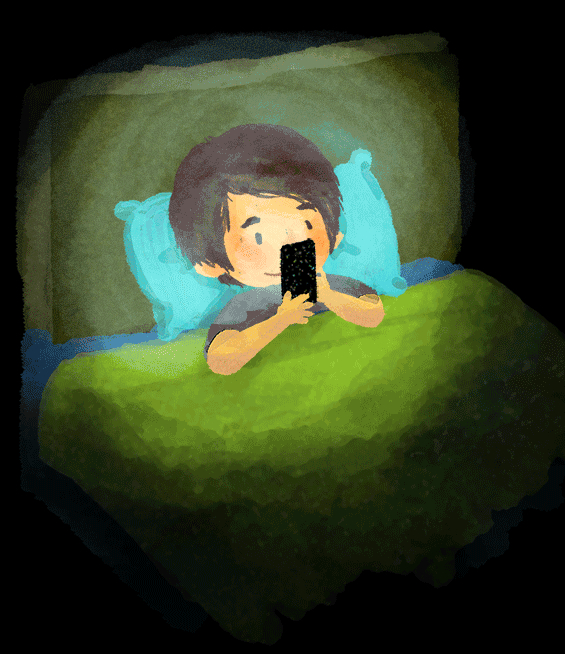 医生询问后发现,她每天睡前都要躺着刷半小时手机,有时甚至侧着身子看