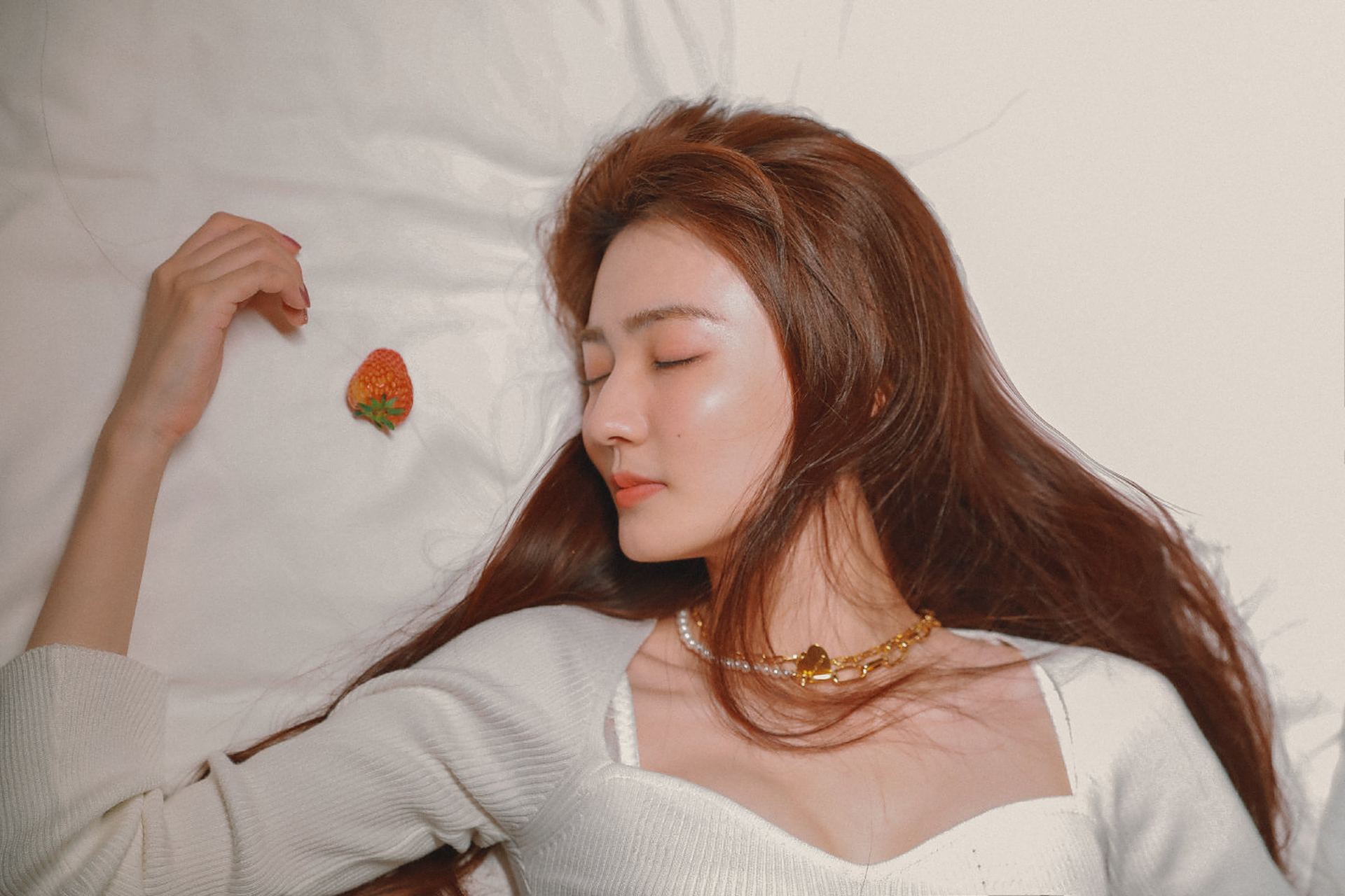 徐璐 白色 蒲公英