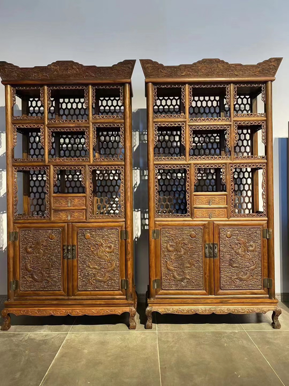 清代海南黄花梨多宝阁