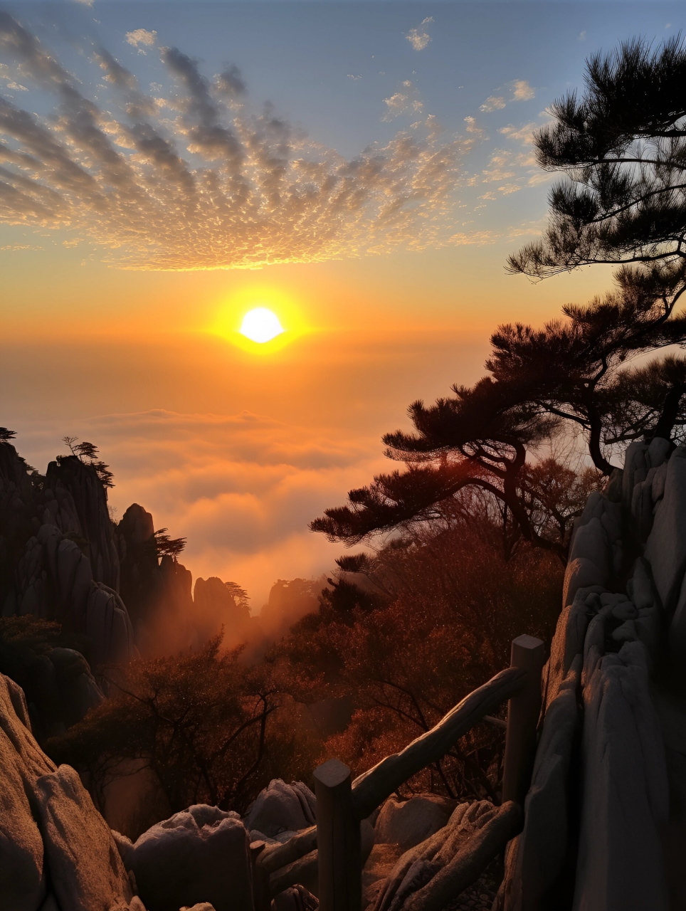 "登峰造极,欣赏壮美日出!9878 身处山峰之巅,数字也变得灵动起来.