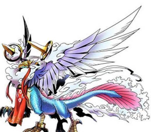 比丘兽又有一条心的进化链,成熟期是喜鹊兽,喜鹊兽外形像一只鸟佩戴了