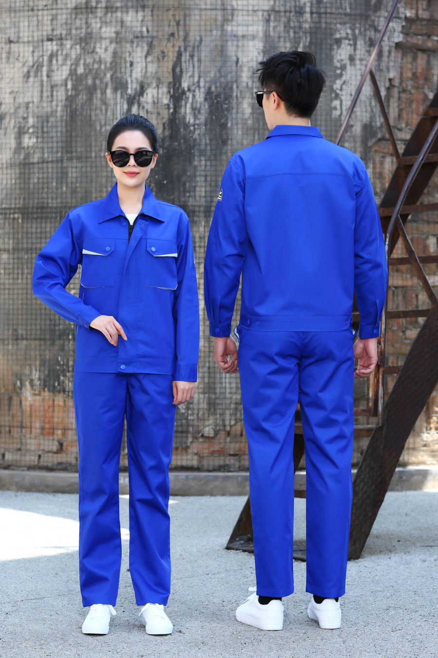 西安工地车间工作服定做软式#梦士豪工作服定做# #梦士豪职业装定制