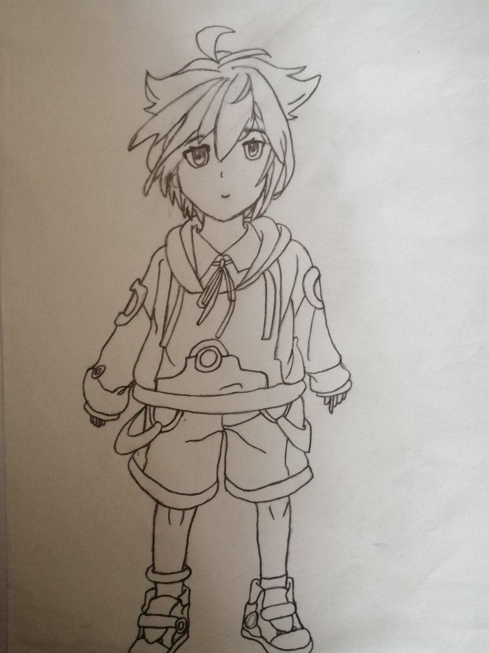 感觉蓝轩宇萌萌哒,画出来后觉得脸画得还是不行[左捂脸][捂脸][笑哭]