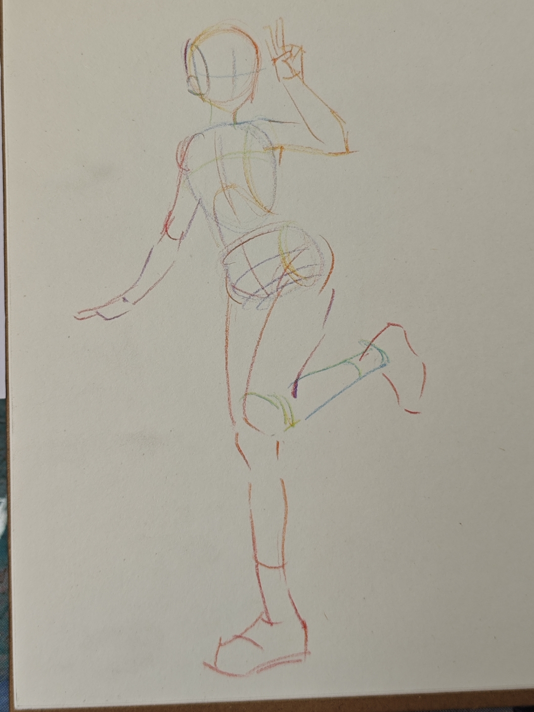 挑战从体块画出动漫角色#大学第一课
