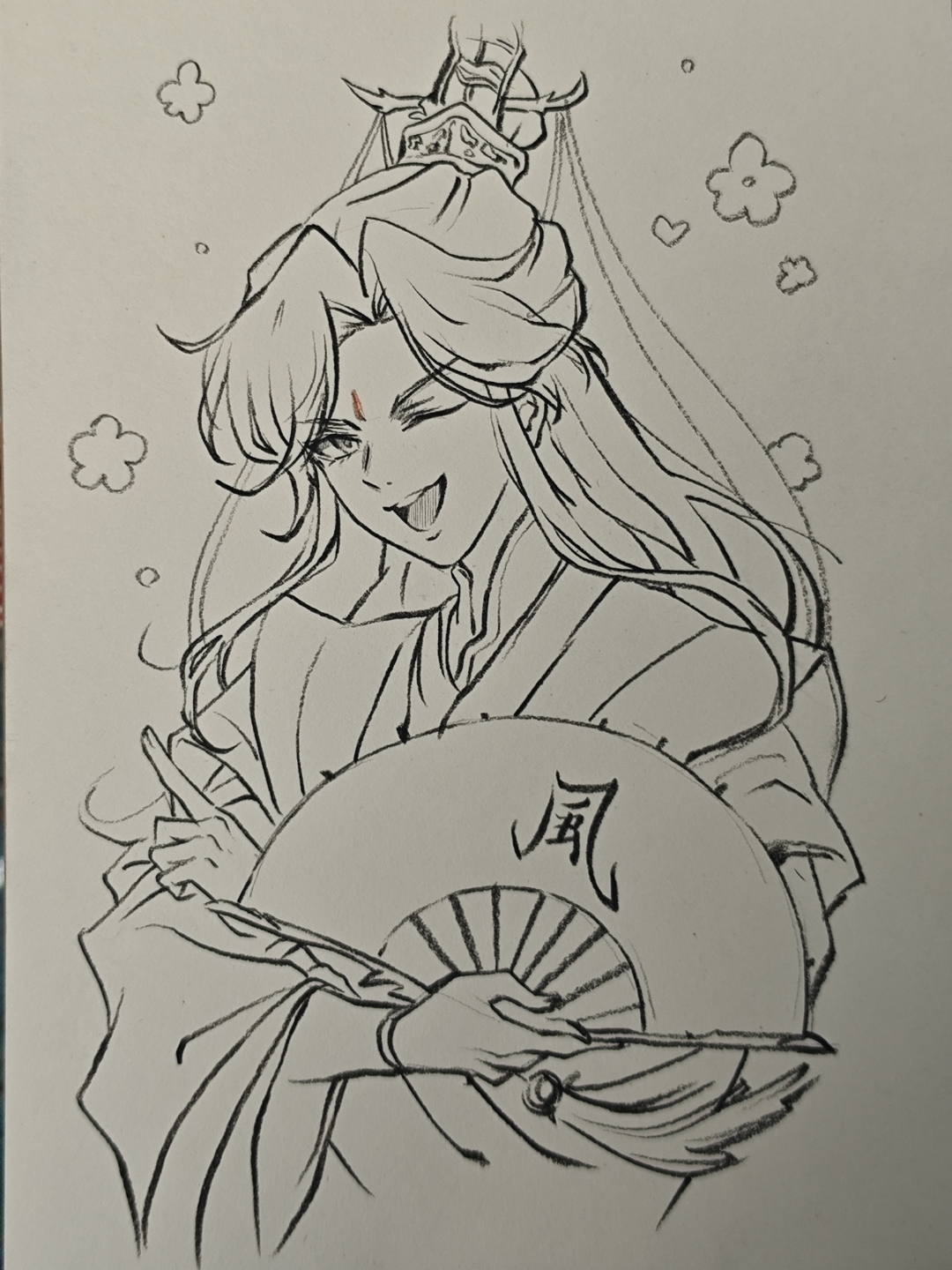 挑战画完所有动漫角色天官赐福诗清玄#萤火二创计划