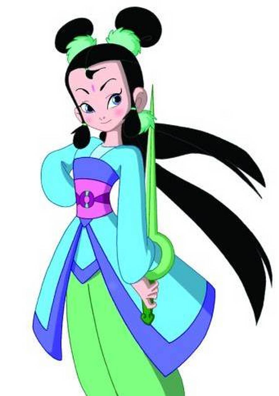 白素贞和岑碧青(小青)(图片来源:动画片《水漫金山》)