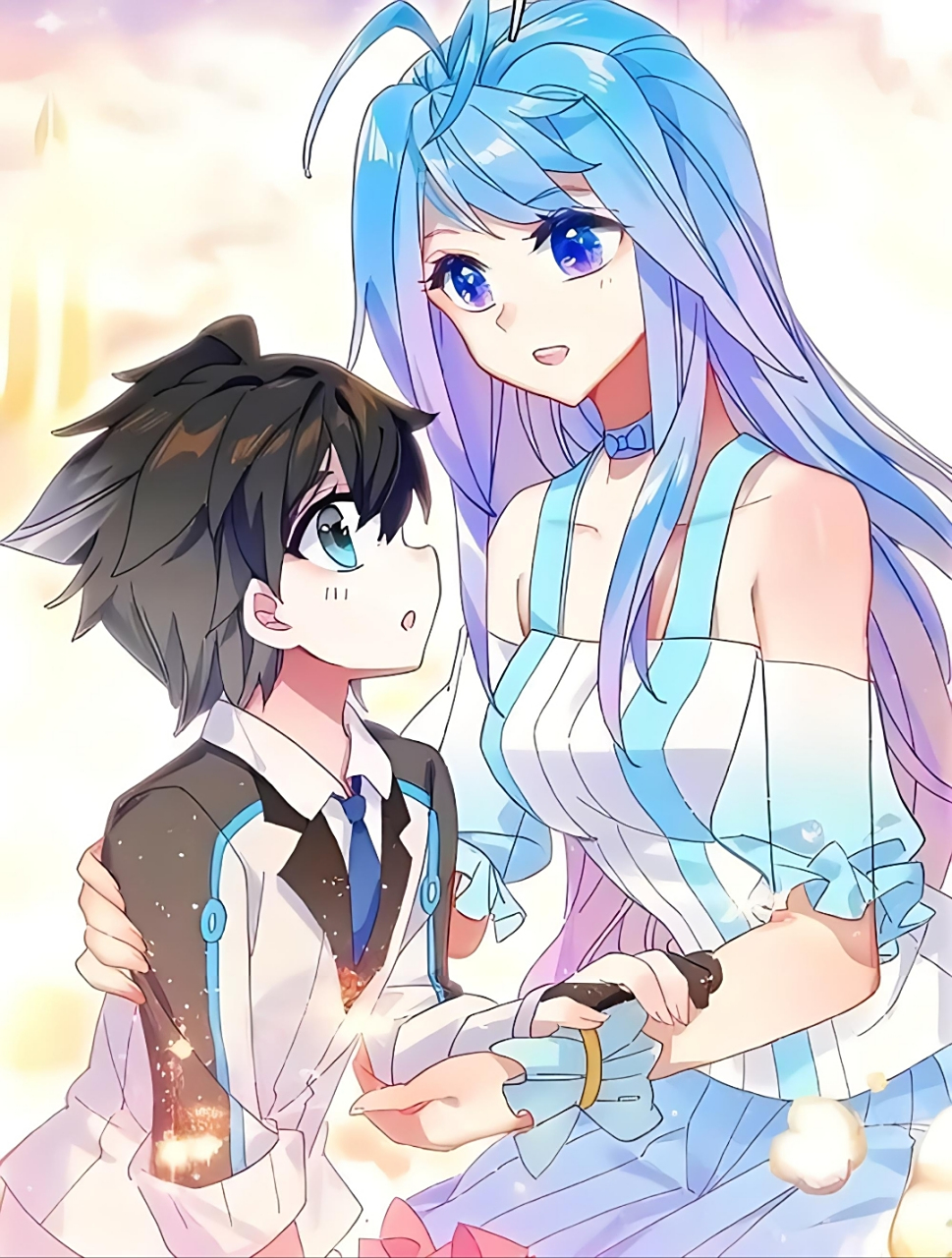 唐舞桐抱过蓝轩宇?[微笑] #斗罗大陆4终极斗罗