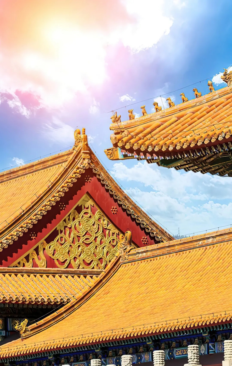 华北平原燕山脚下的一些古建筑