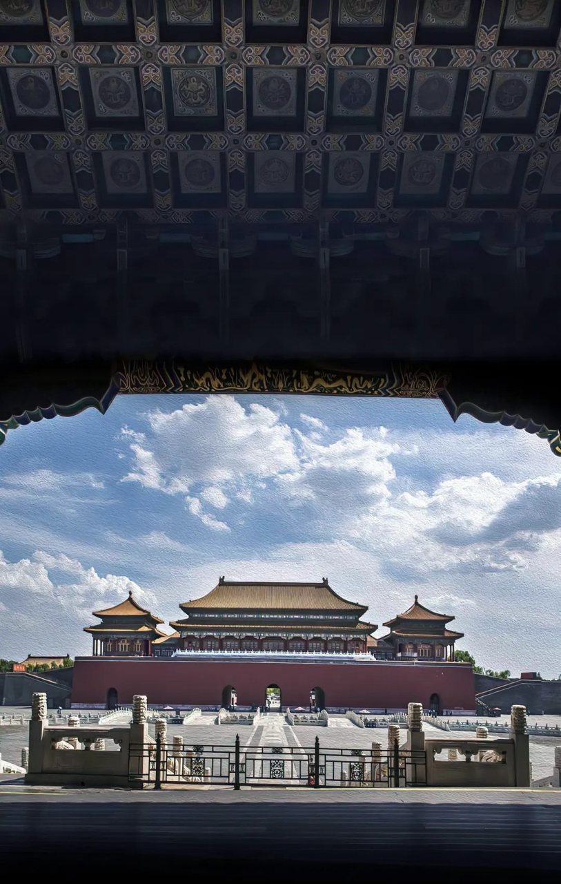 华北平原燕山脚下的一些古建筑