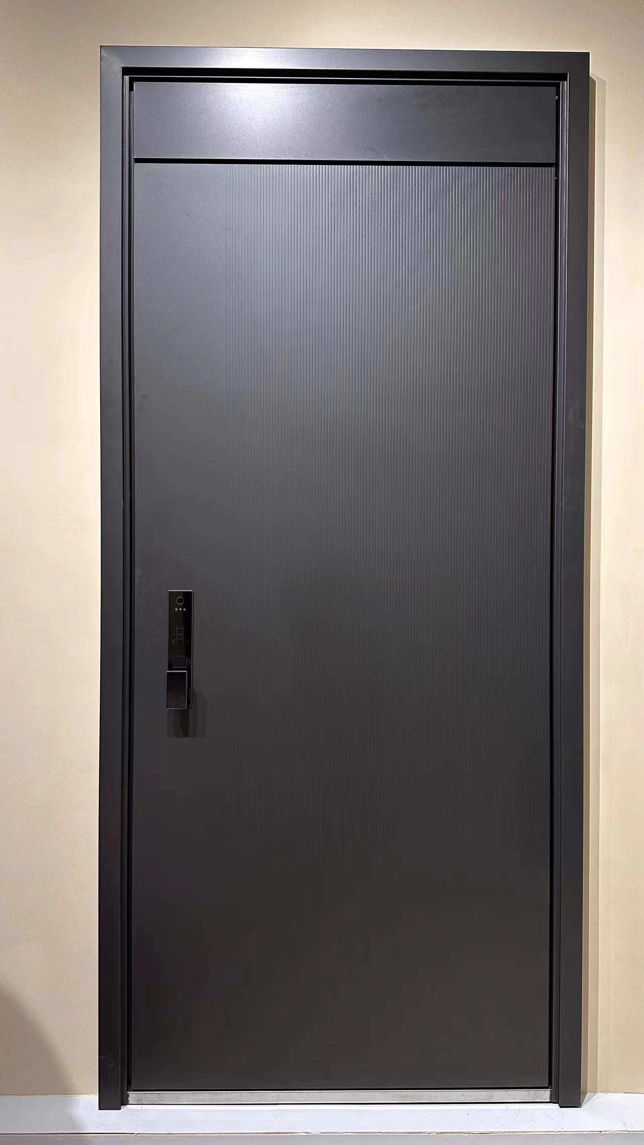 这扇黑色现代风门简直是我的梦中情门啊!