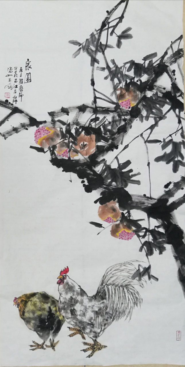 韩英金老师国画作品