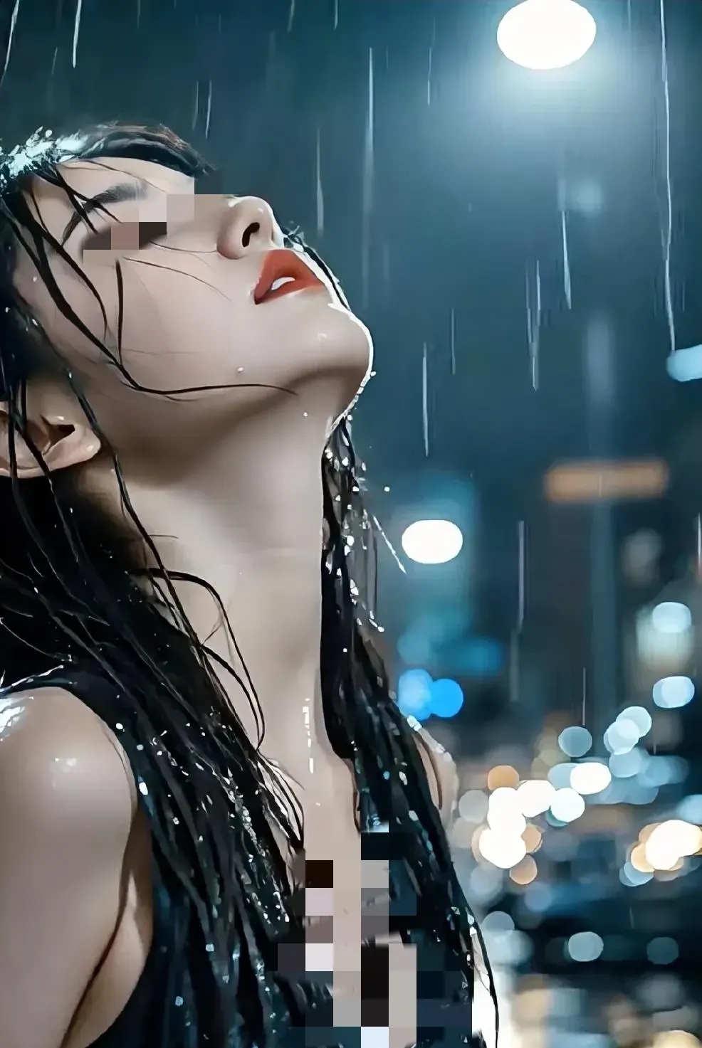 气愤之下,女子光脚冲进雨中,哭着喊"为什么不接电话"