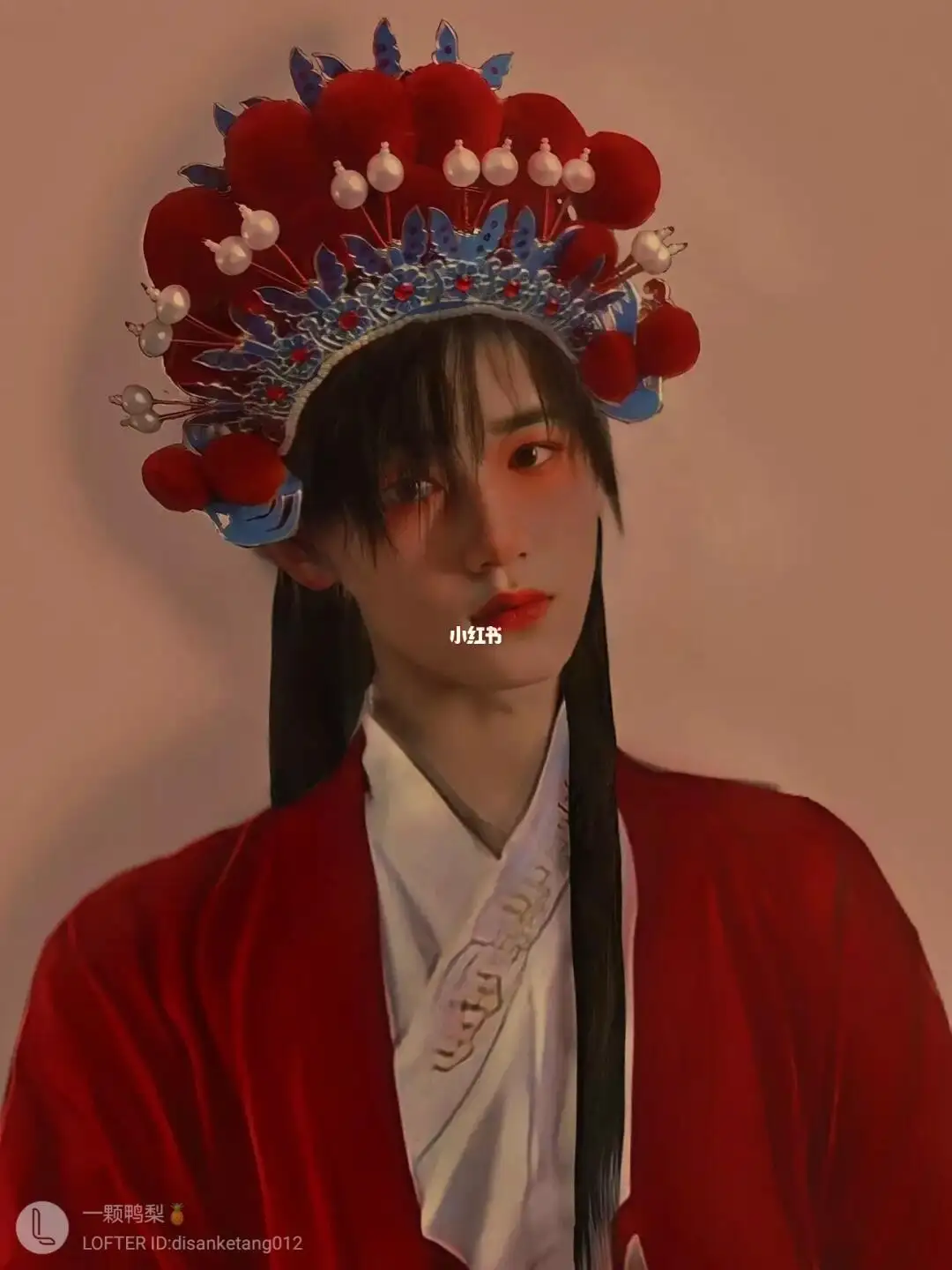 宋亚轩,古风美人,一笑倾城