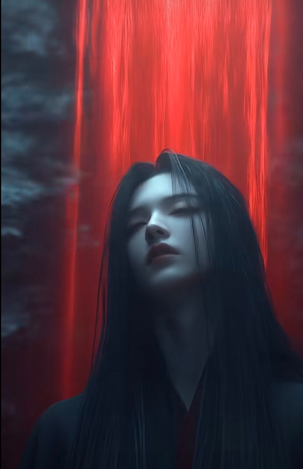 女人火海深渊唯美图抖音诡影重重壁纸原图刀客侠女泪图片忧伤温情救赎