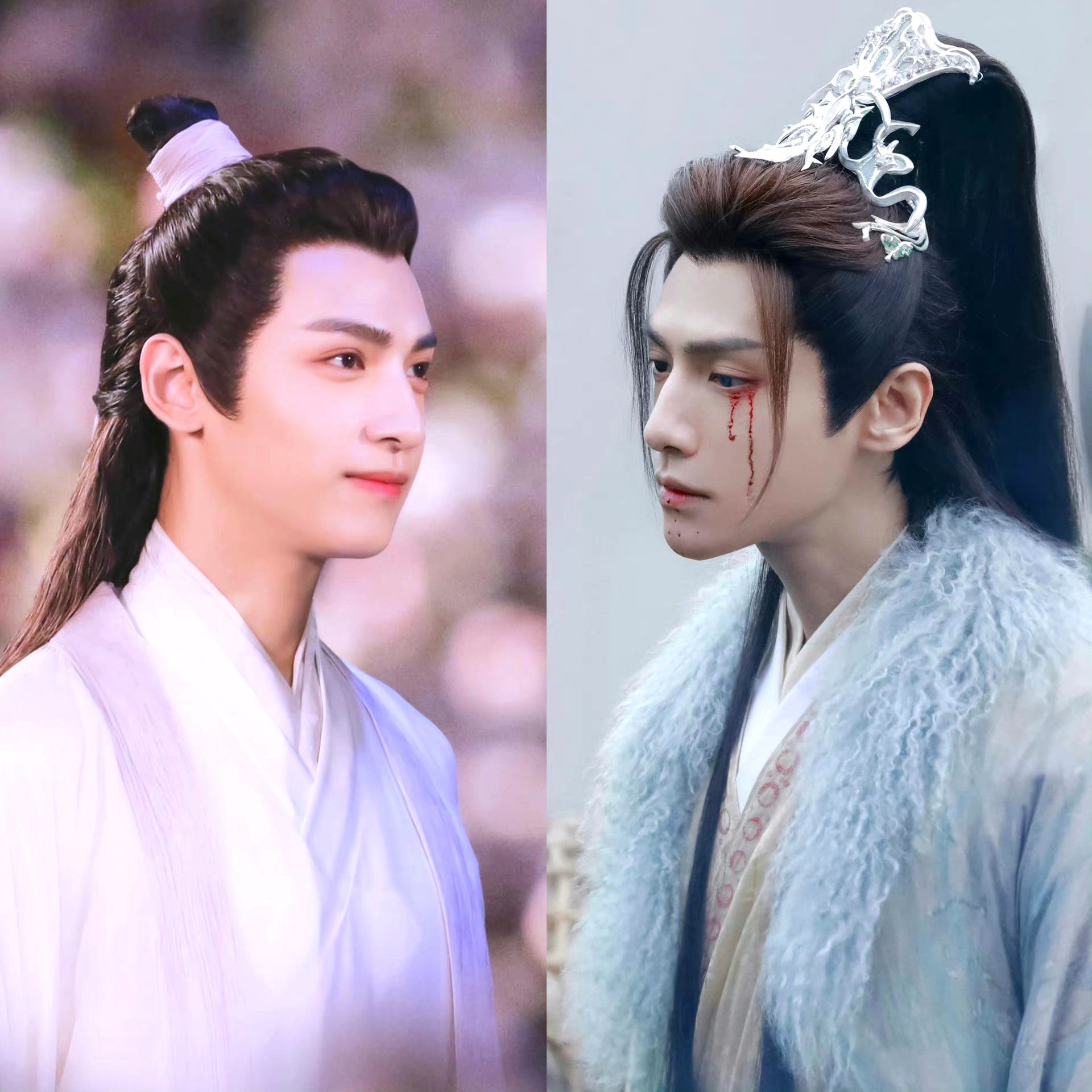 电视剧长月烬明# #罗云熙# 网友给澹台烬换脸润玉,谢谢你们,再次又い