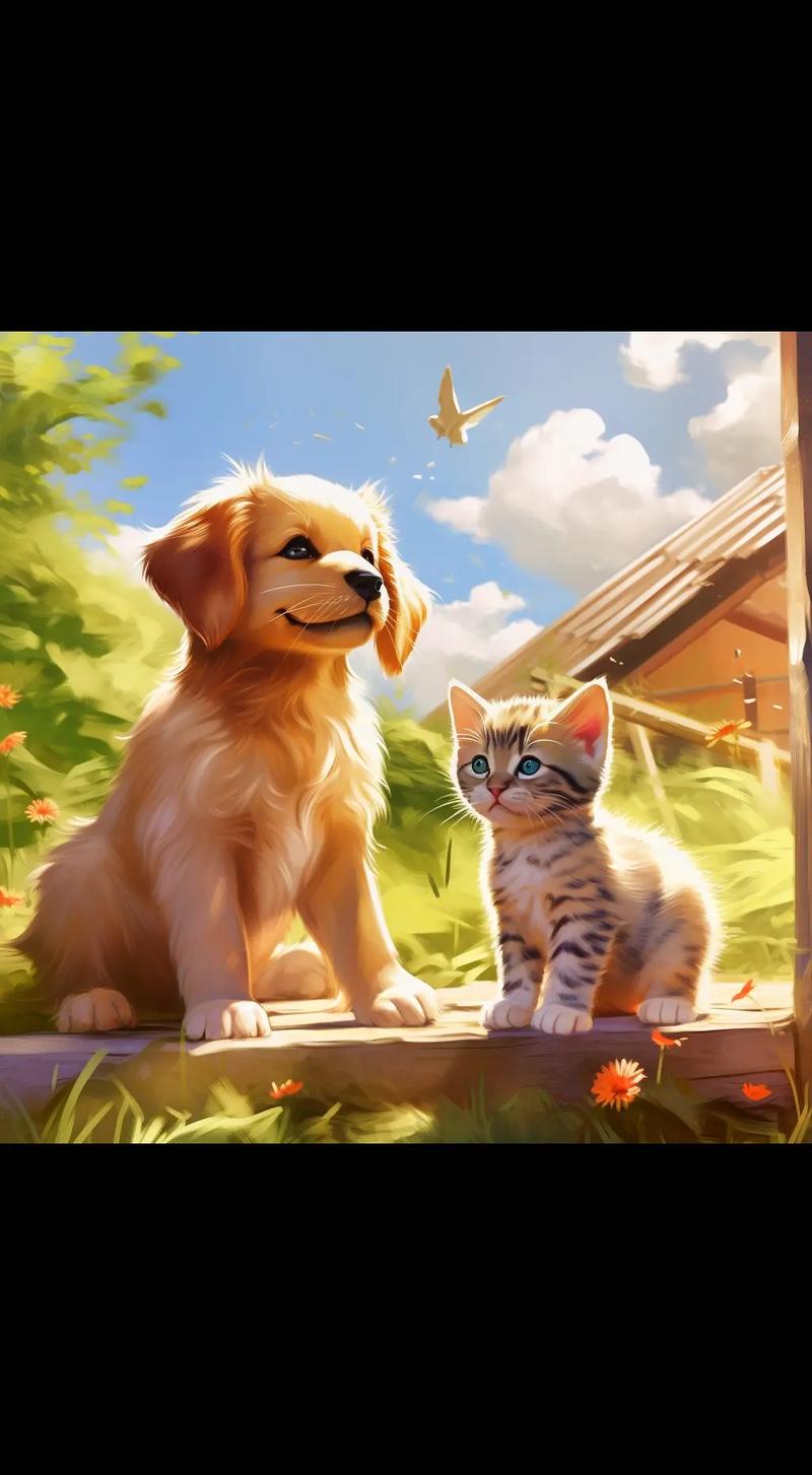 ai的小猫和小狗出来啦!