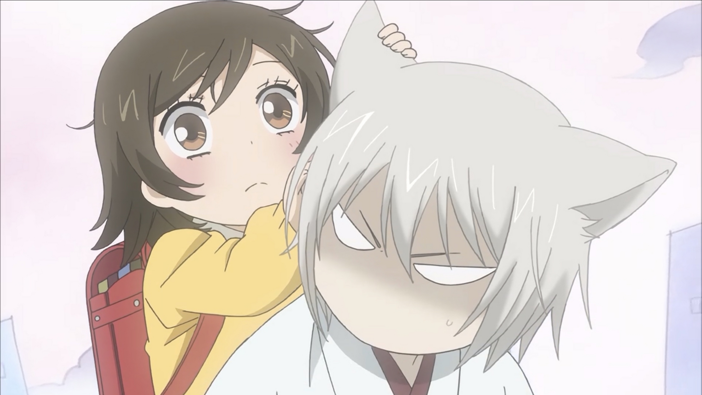 哈哈,可爱的奈奈生,宠溺无语的巴卫#动漫# #元气少女缘结神