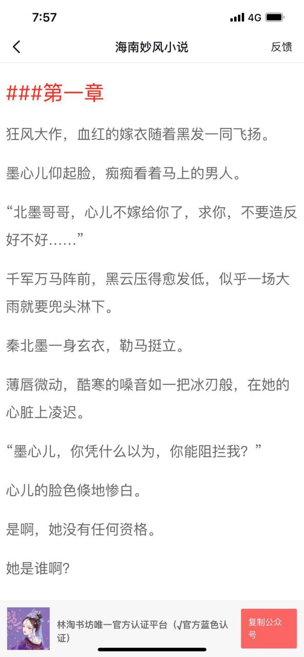 墨心儿秦北墨(海南妙风墨心儿秦北墨)全文完结阅读【全章节】短篇小说