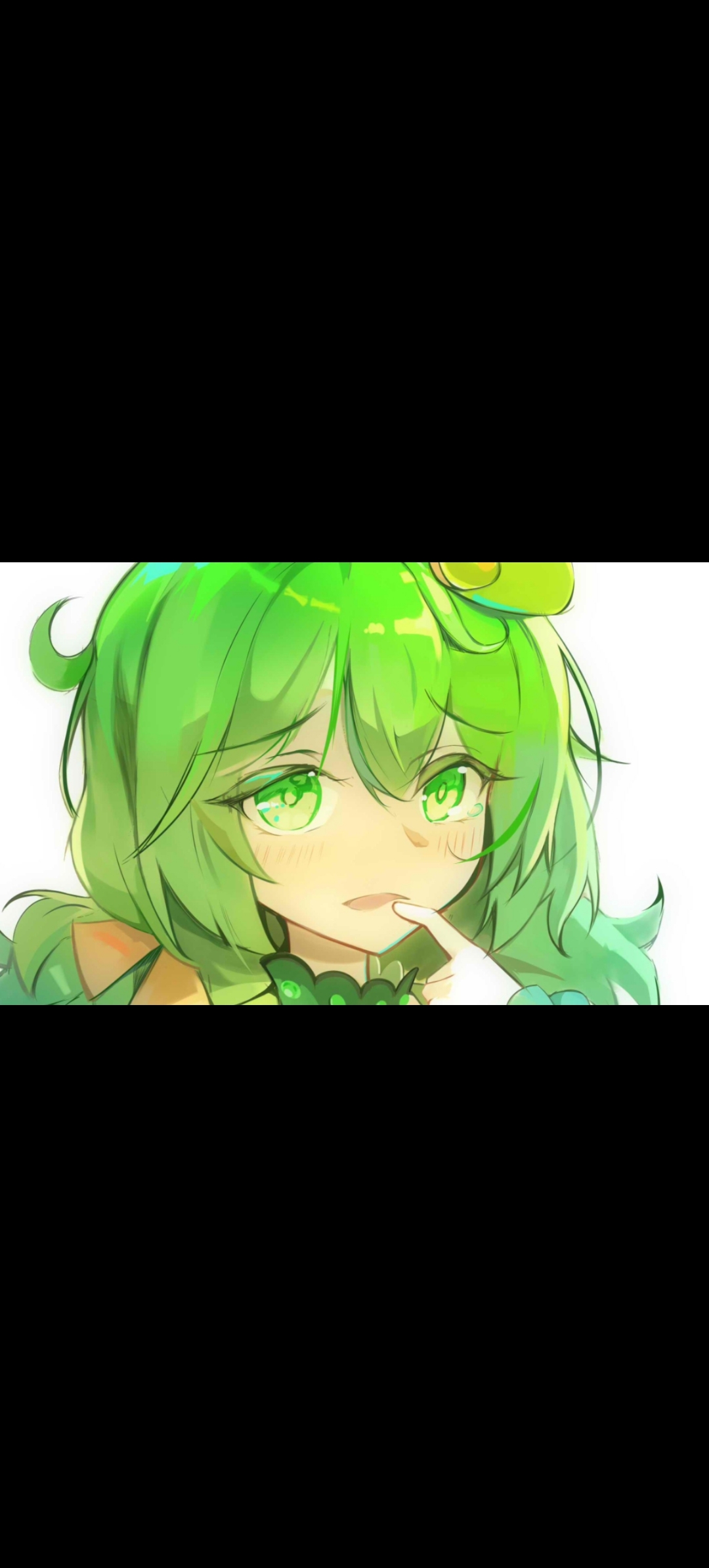 绿色头发