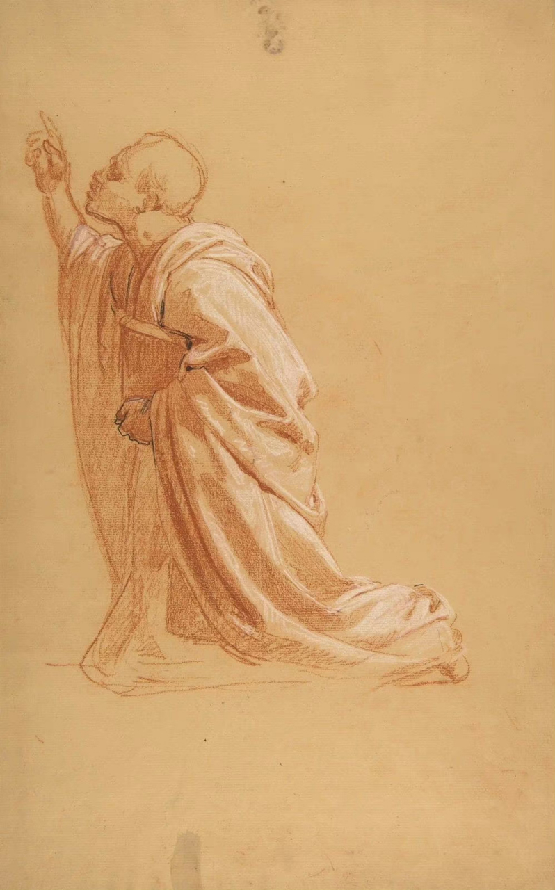 经典素描 —— 法国学院派(academicism)画家:伊西多尔·皮尔斯