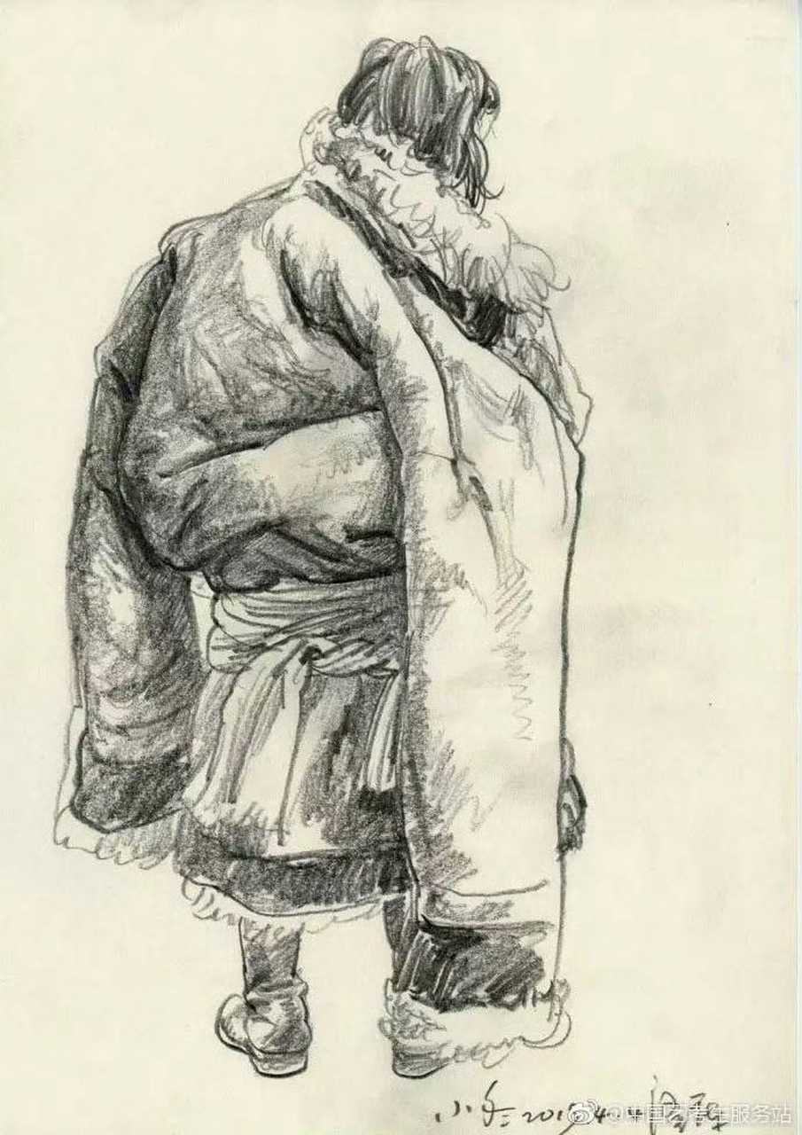 于小冬教授人物速写欣赏.#速写资料库#