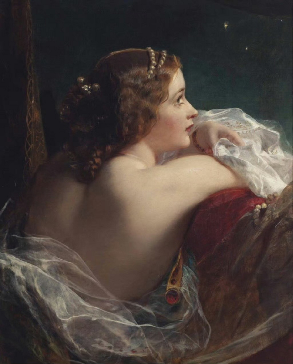 英国画家詹姆斯·桑特擅长人物.#艺术生