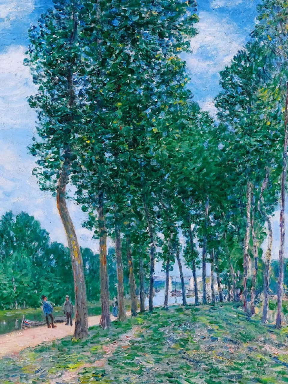 印象大师西斯莱风景作品欣赏.#艺术生
