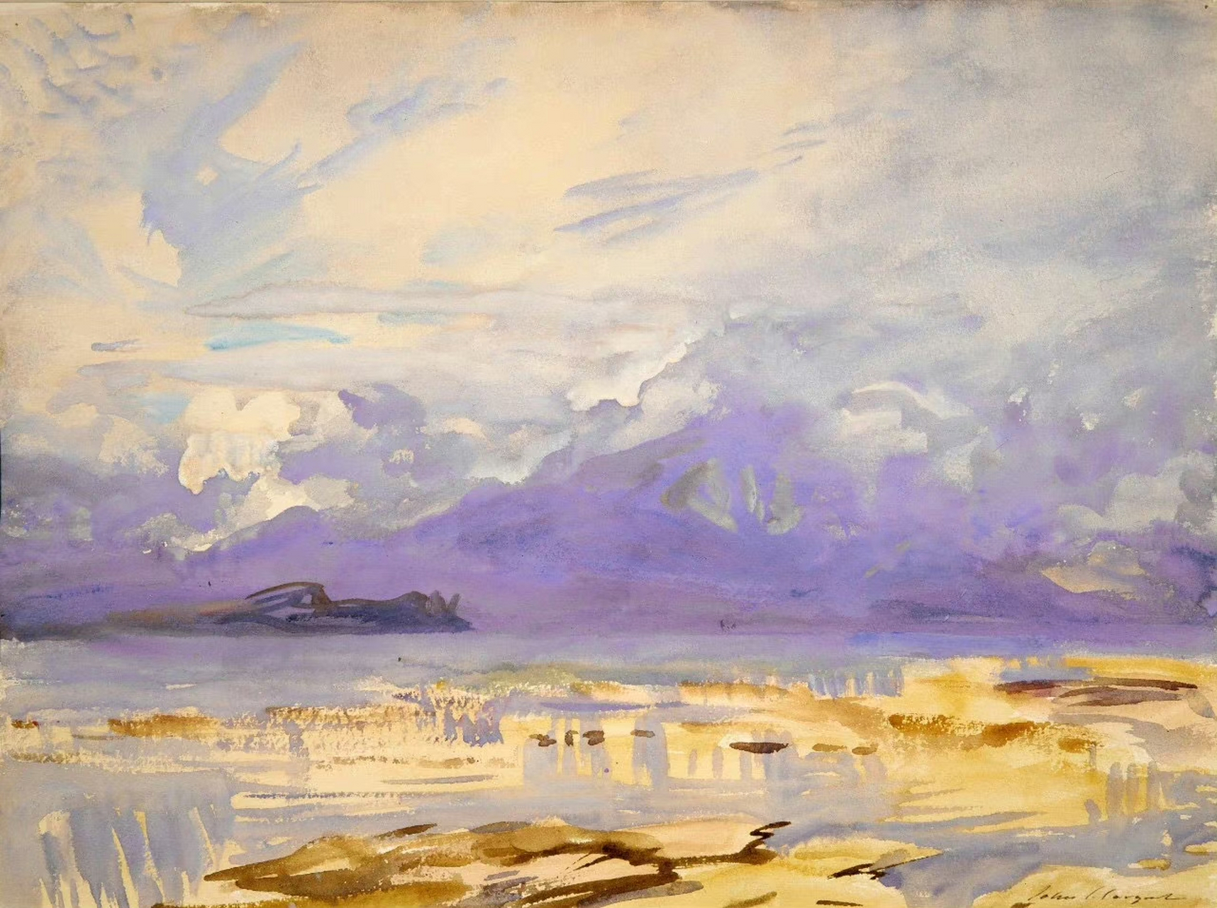 绘画大师萨金特水彩风景作品欣赏.#艺术生