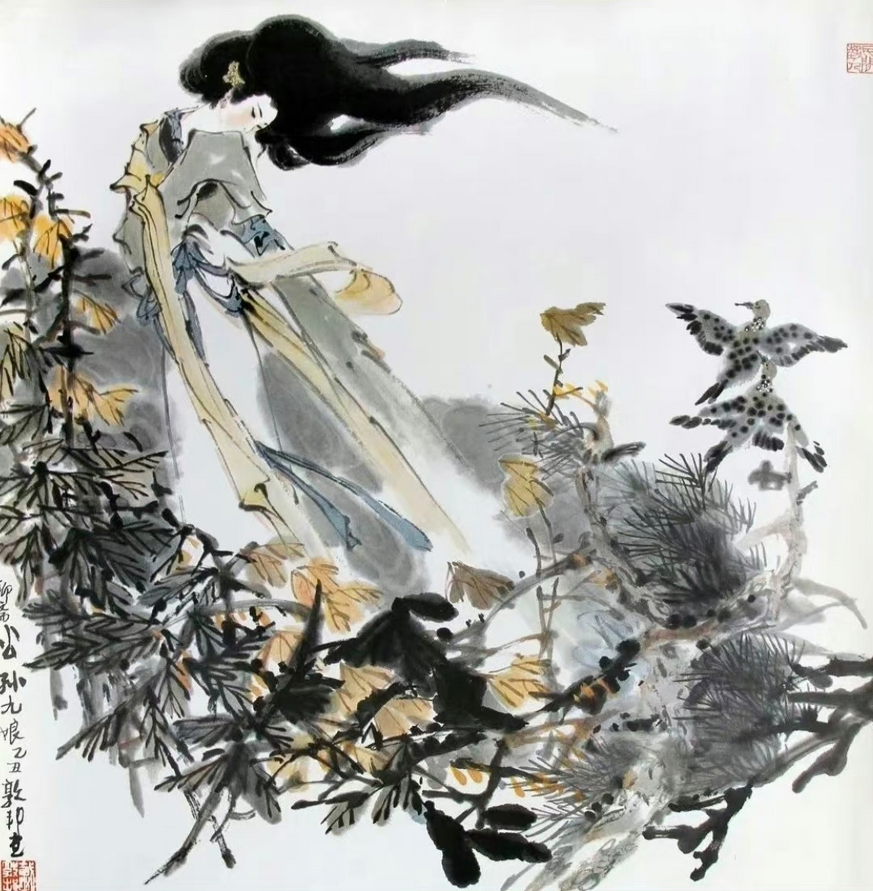 戴敦邦 · 绘《聊斋》美人图 #艺术生