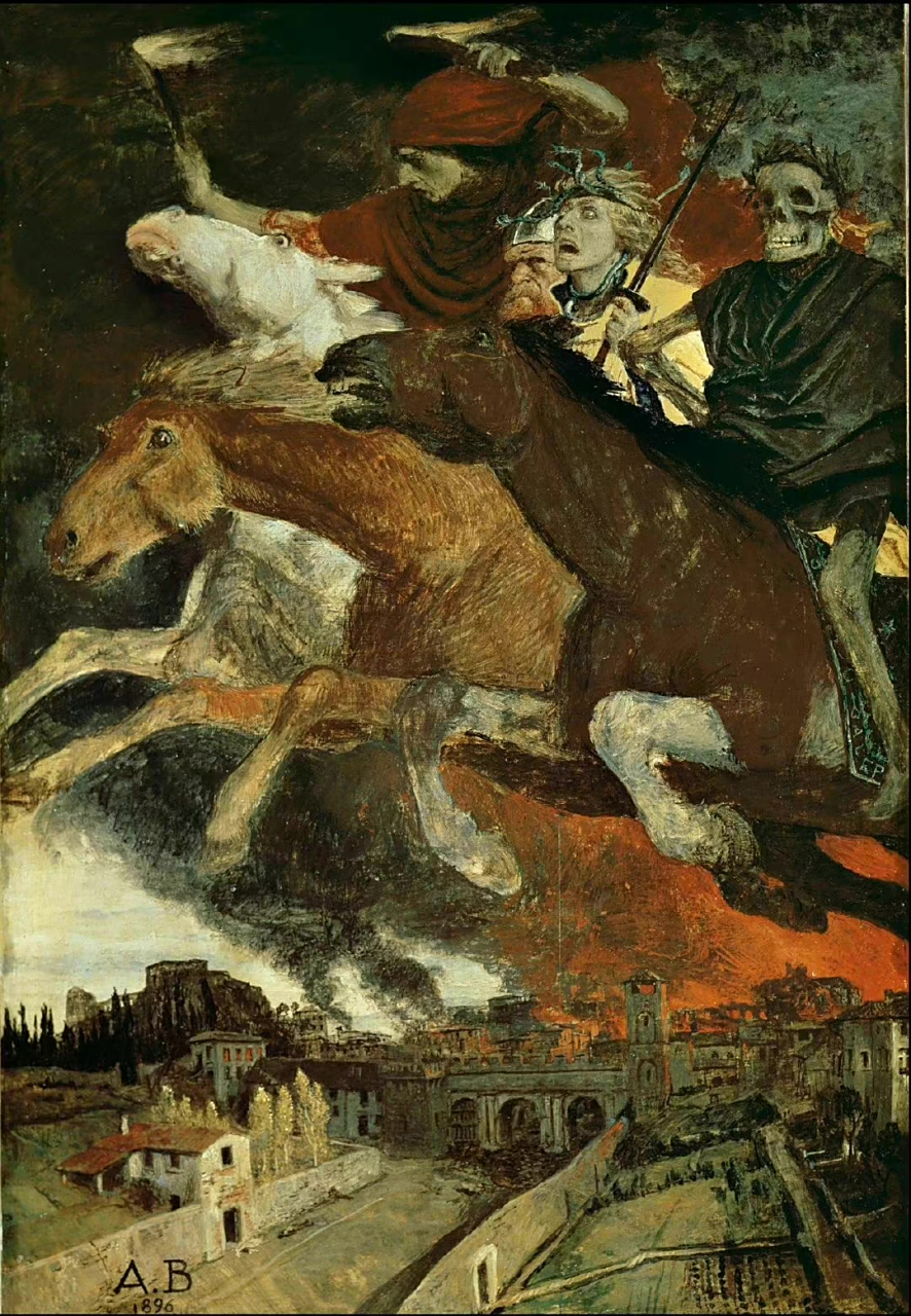 瑞士艺术家阿诺德·勃克林作品欣赏#艺术生