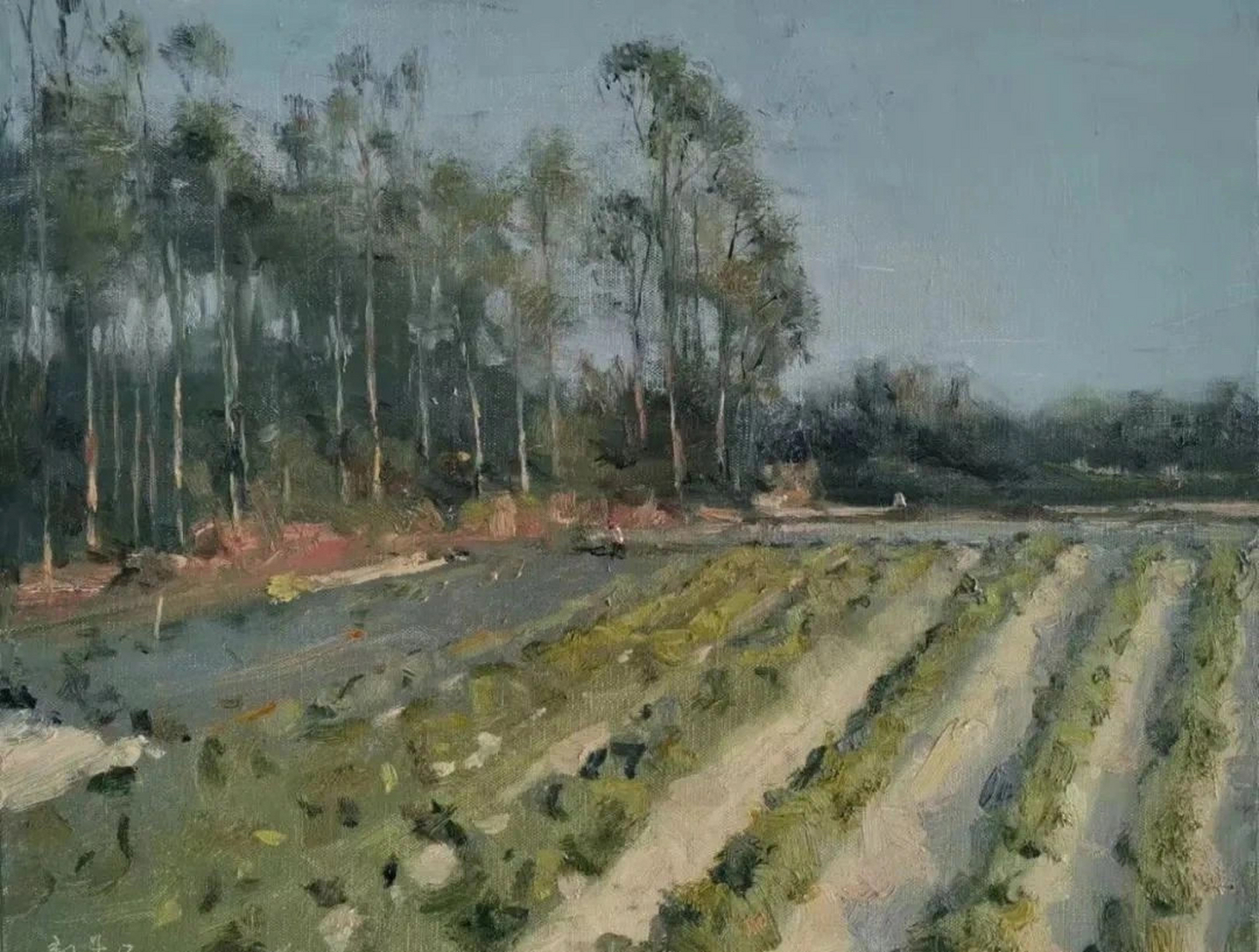 颜苏平风景写生 中国美术学院颜苏平老师风景写作品欣赏#艺术生