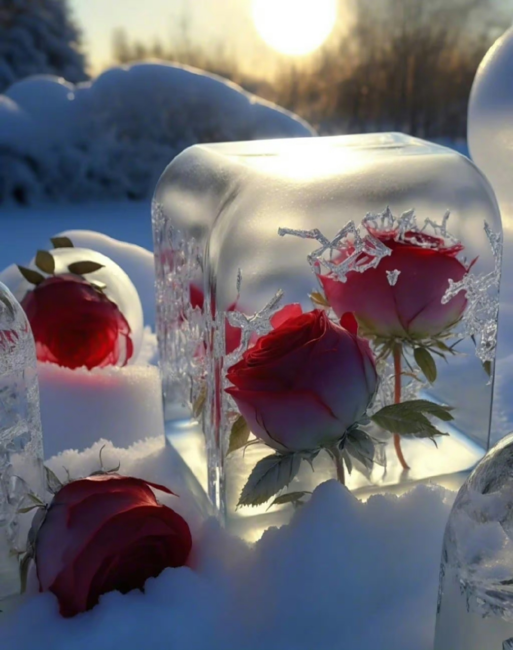 美得好悲伤 / 冰封玫瑰#艺术生