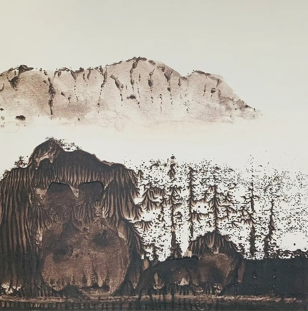 木心先生绘画作品 木心先生的绘画作品#艺术生