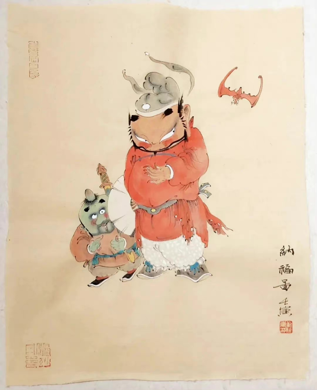 画家刘晓东水墨人物画作品欣赏#艺术生