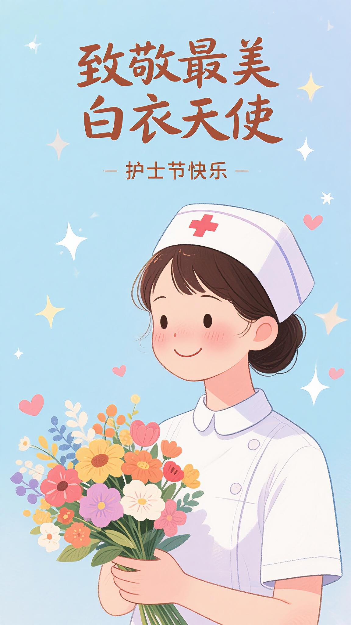 在这个特别的日子里,向所有奋战在护理一线的天使们致敬!