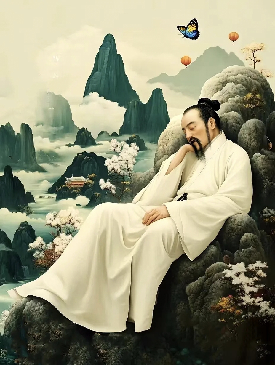 1  这次,我们讲一个恐怖的故事:南华真人庄子出游路过楚国时,在