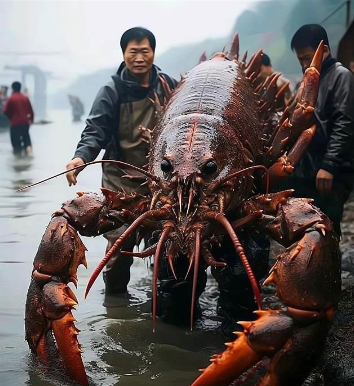 深海白龙虾图片