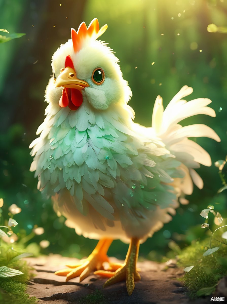这只小鸡也太可爱了吧!